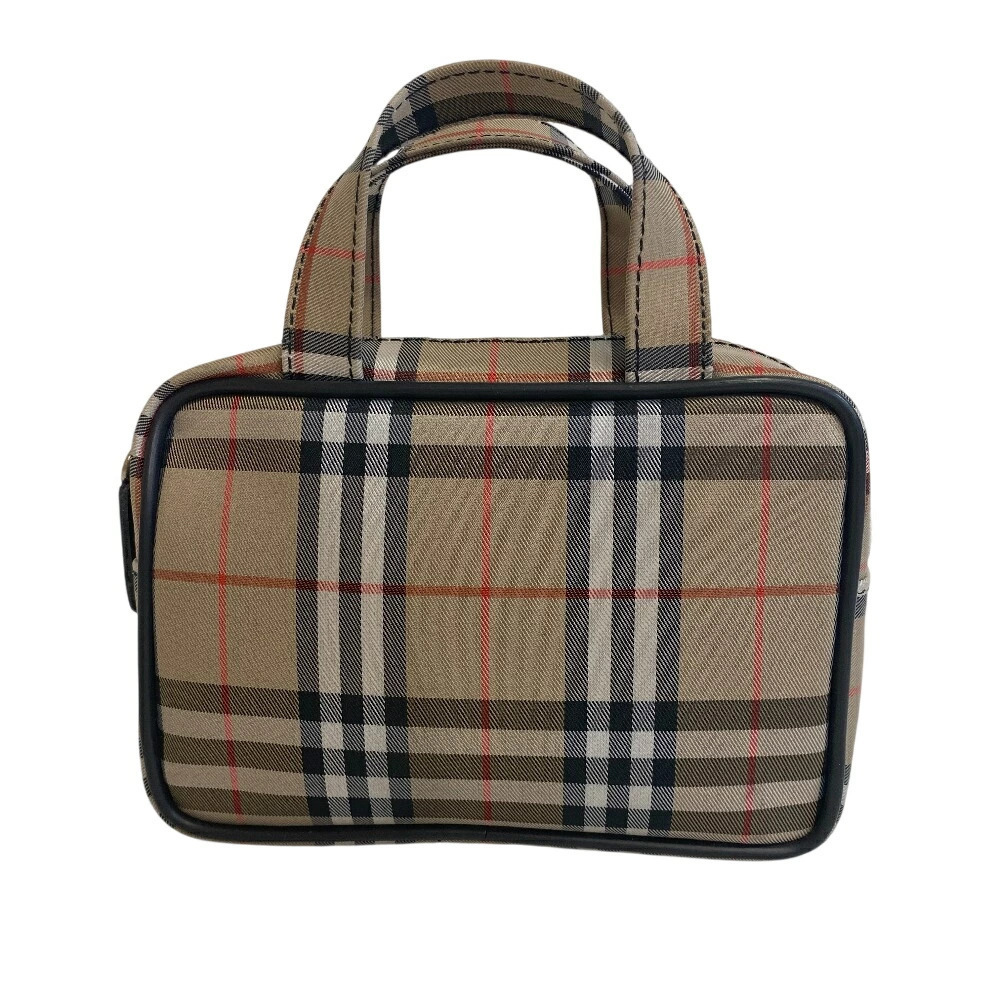 Burberry | Bags | Burberry Vanity Bag Nova Check Handbag Beige